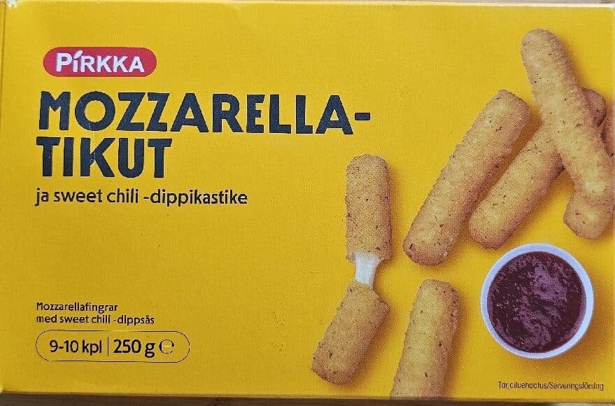 Pirkka Mozarellatikut packshot