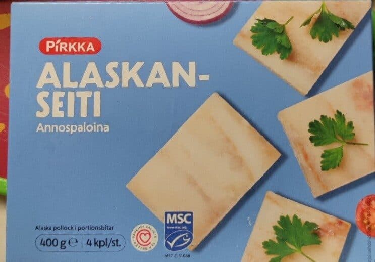 Pirkka Alaskanseiti Annospaloina packshot