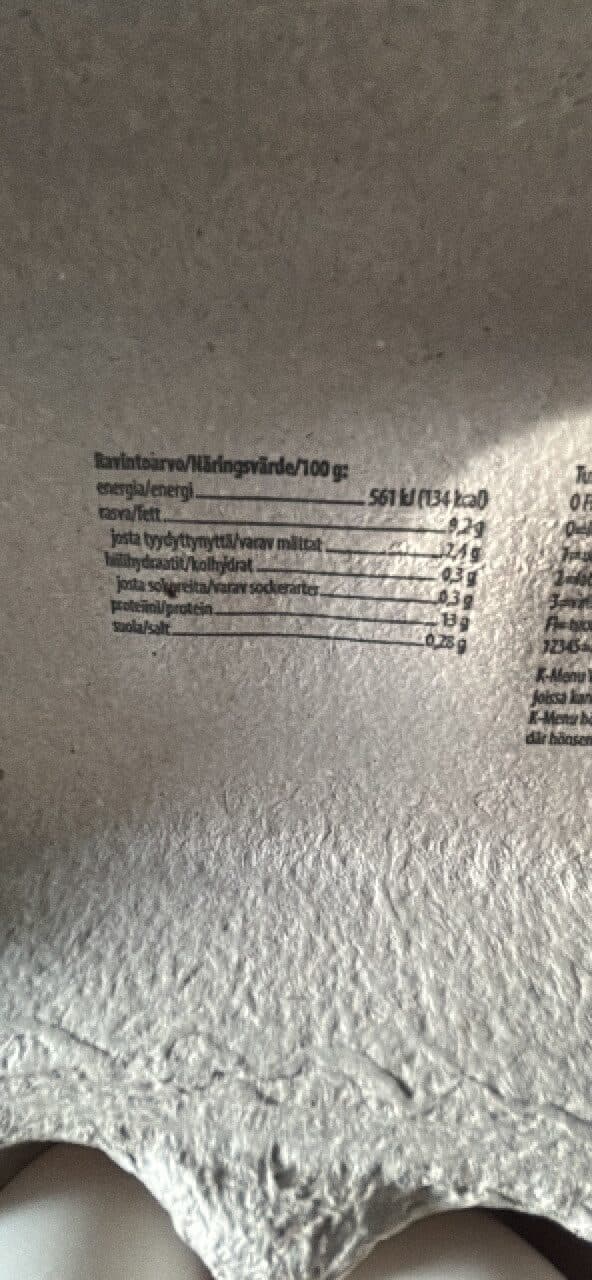 K-MENU Vapaan kanan munia packshot