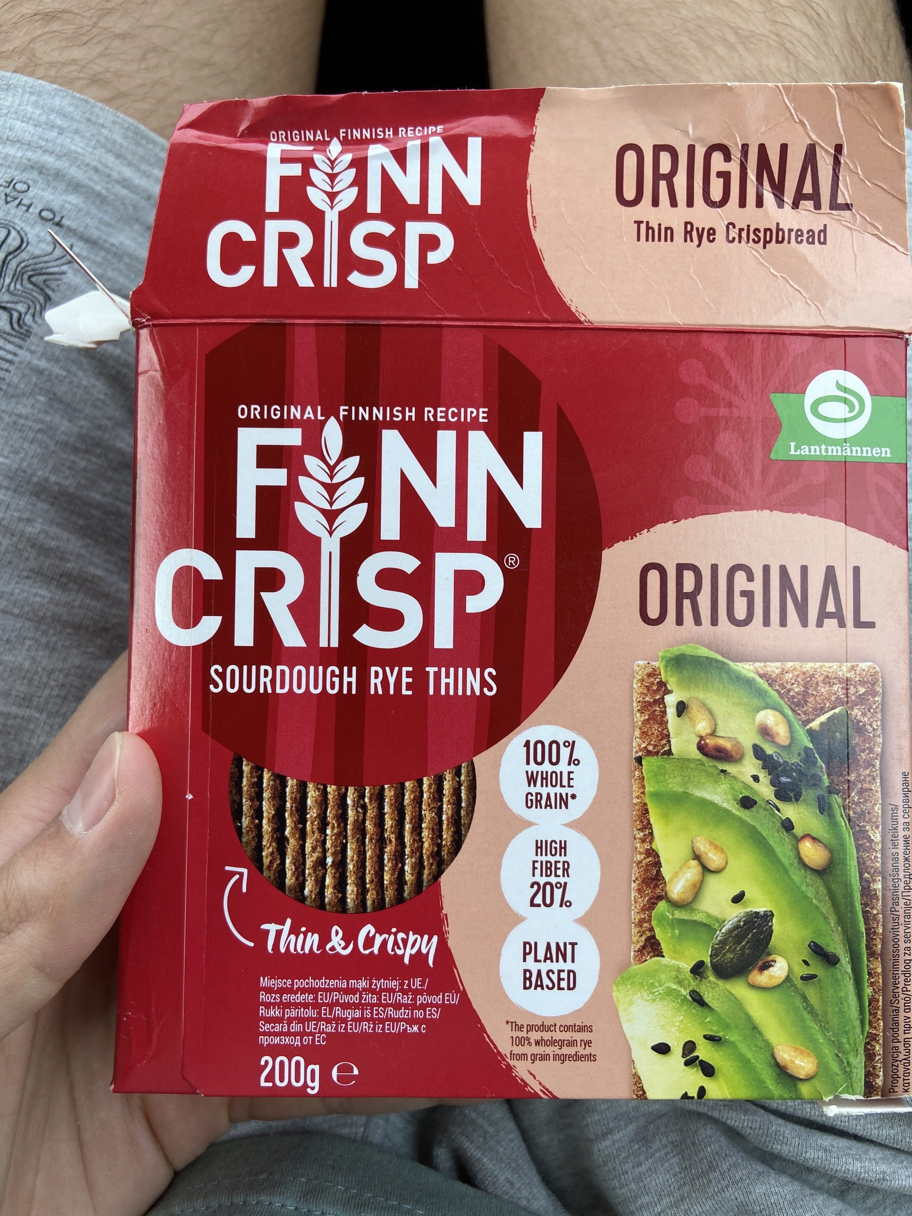 Finn Crisp Knäckebrot mit Roggensauerteig packshot