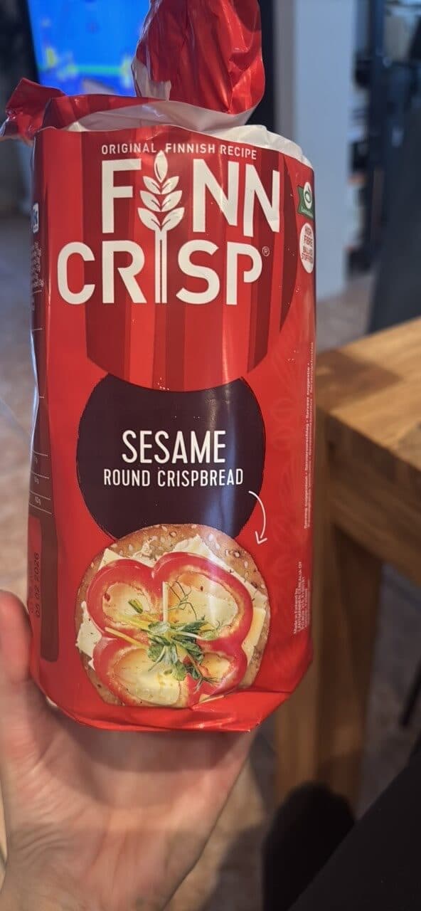 Finn Crisp Sesame Round Crispbread packshot