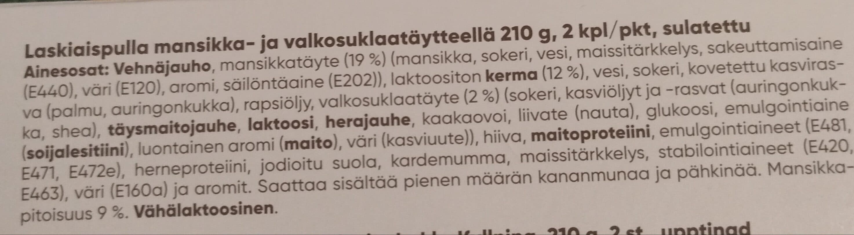 Elonen Laskiaispulla mansikka - valkosuklaa packshot