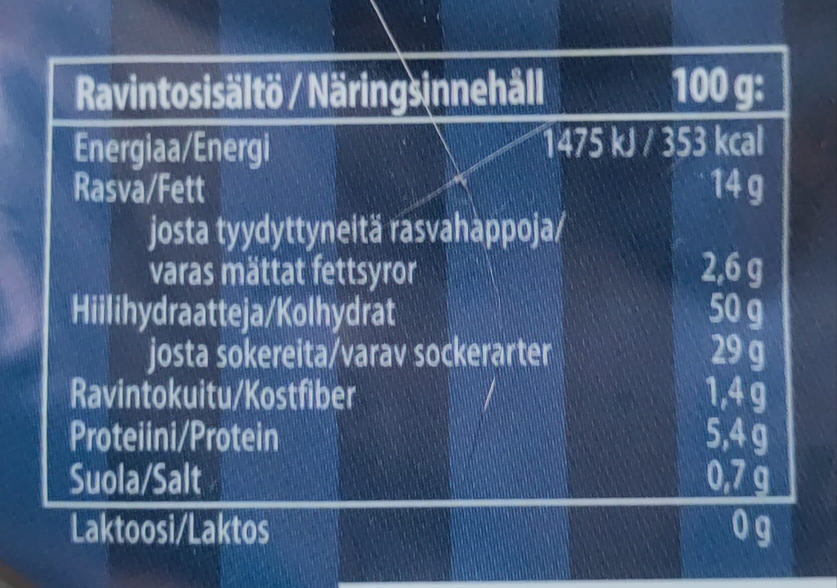 Elonen Mustikka-kardemummapiiras packshot