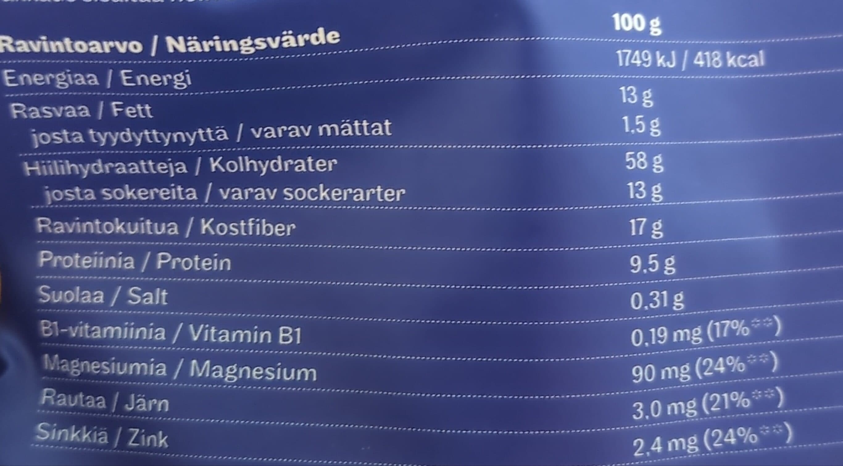 Elovena Kauragranola Mansikka packshot