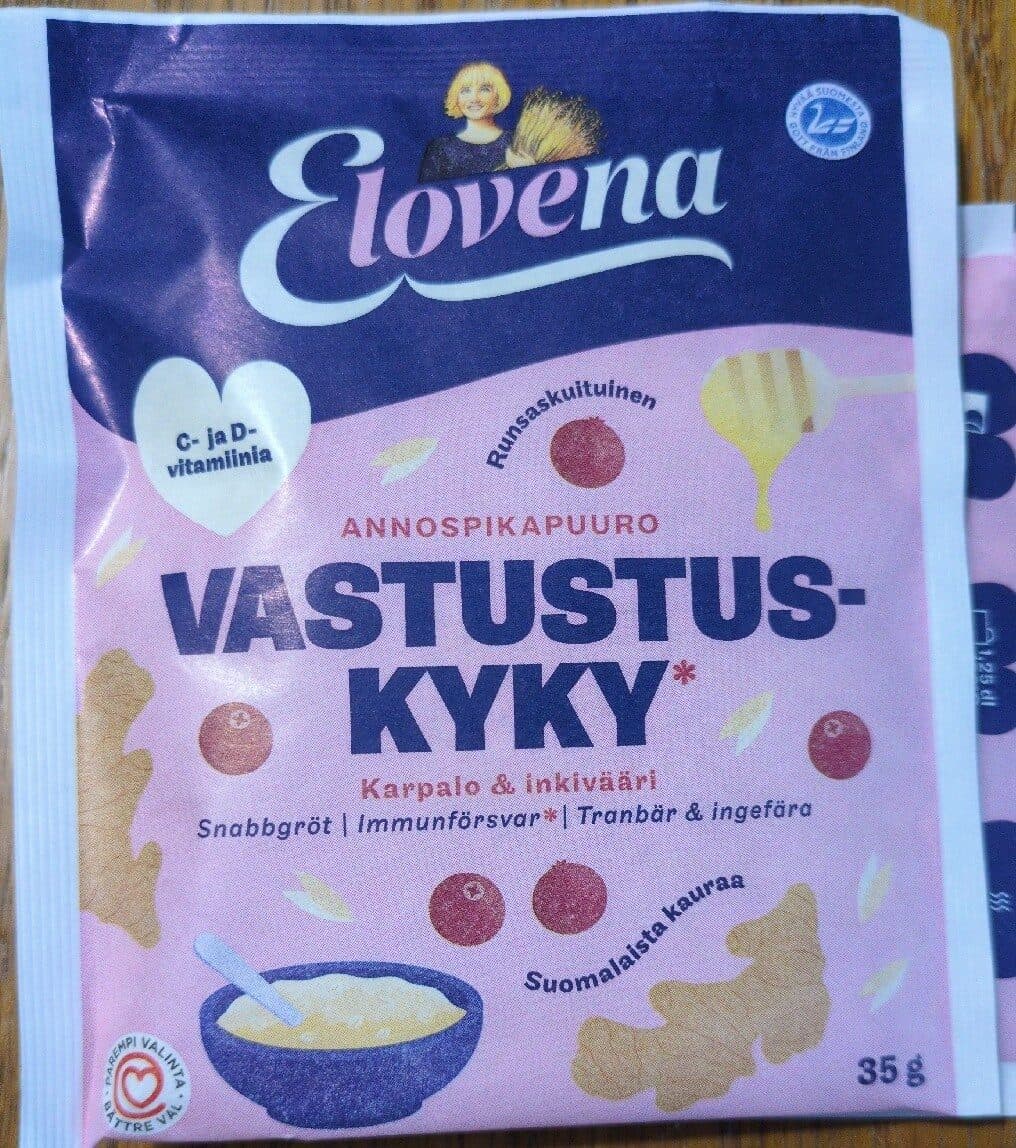Elovena Annospikapuuro Vastustuskyky packshot
