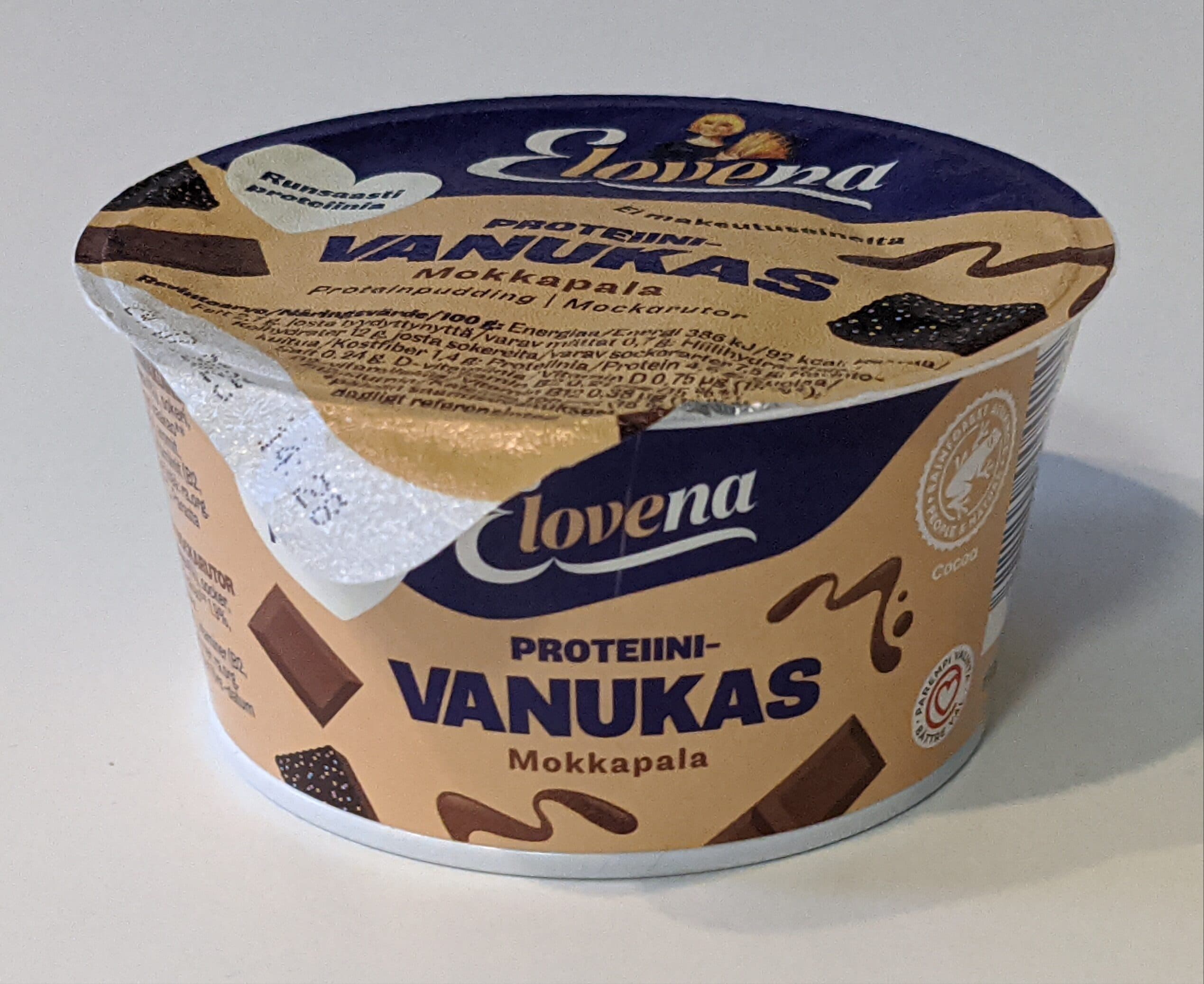 Elovena Proteiinivanukas Mokkapala packshot