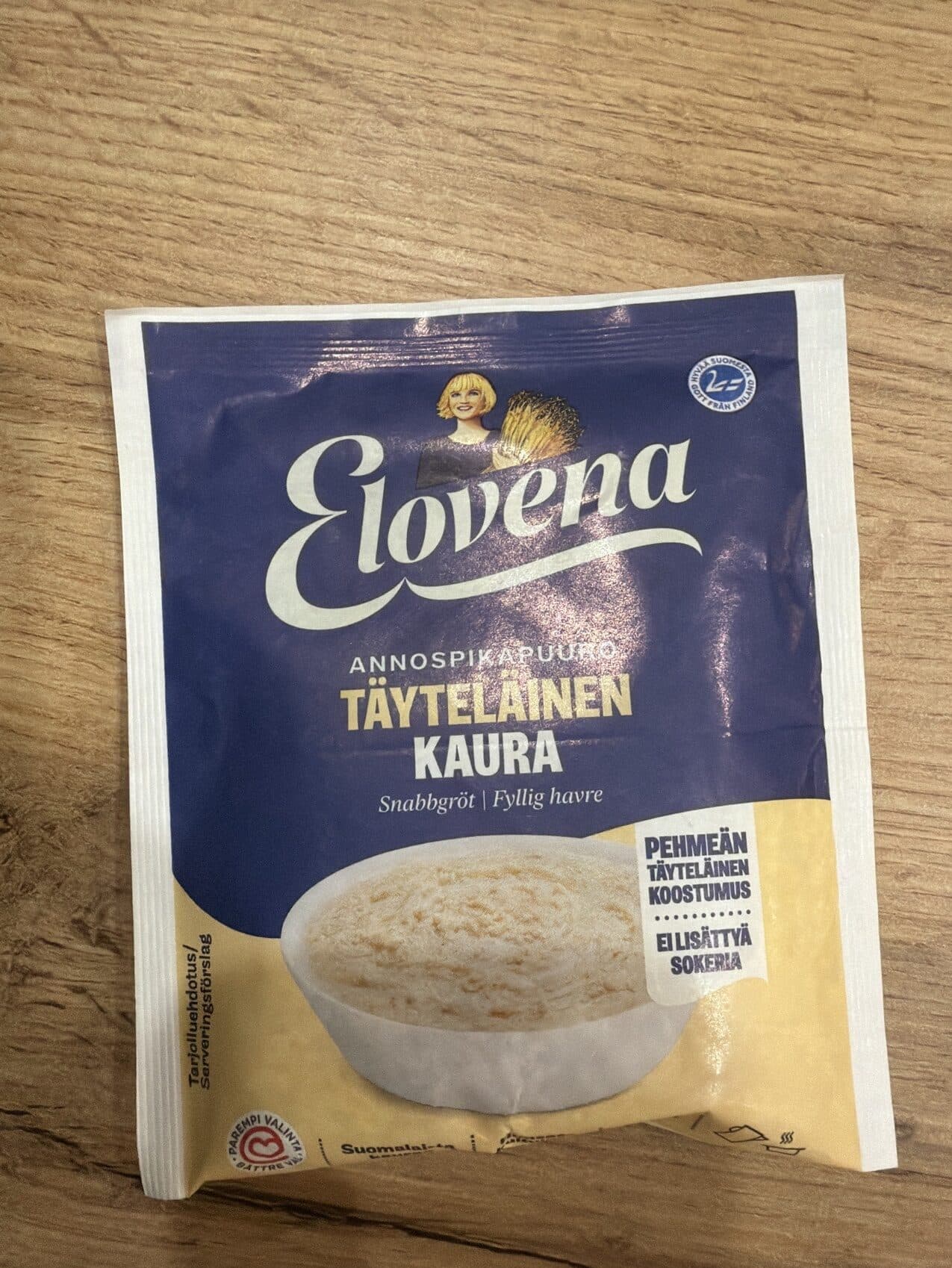 Elovena Täyteläinen Kaura packshot