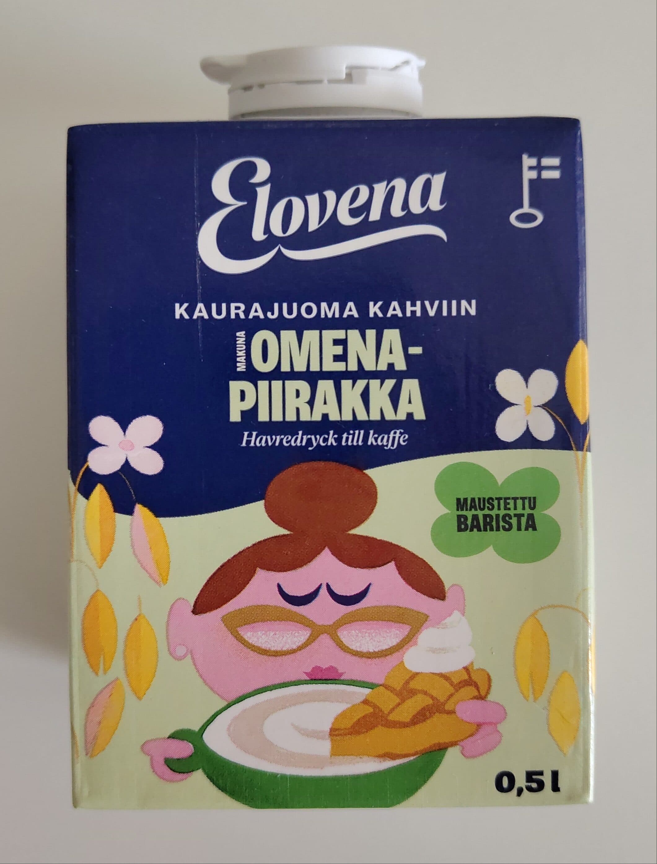Elovena Omenapiirakka Kaurajuoma packshot