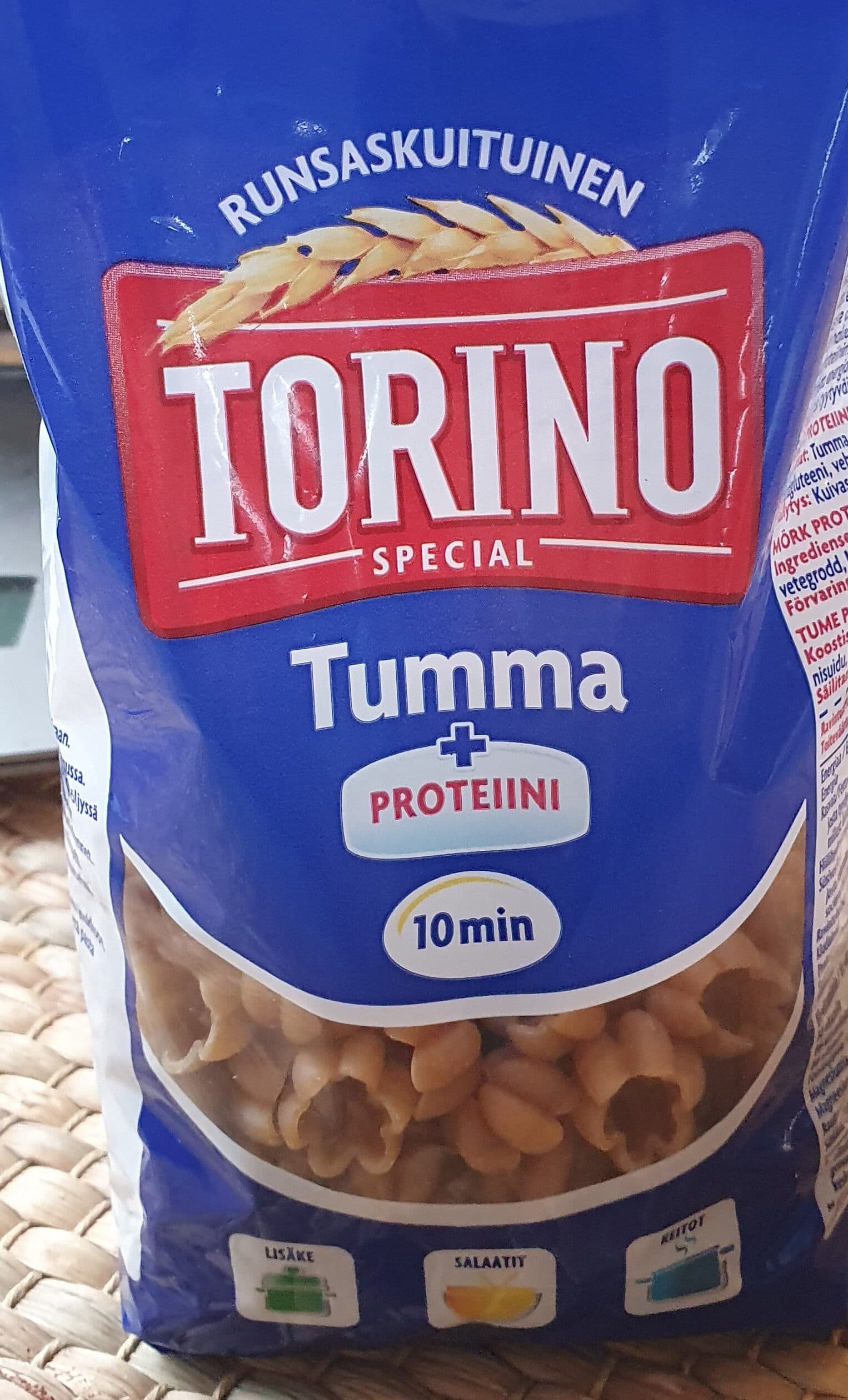 Torino Tumma Proteiini Pasta packshot