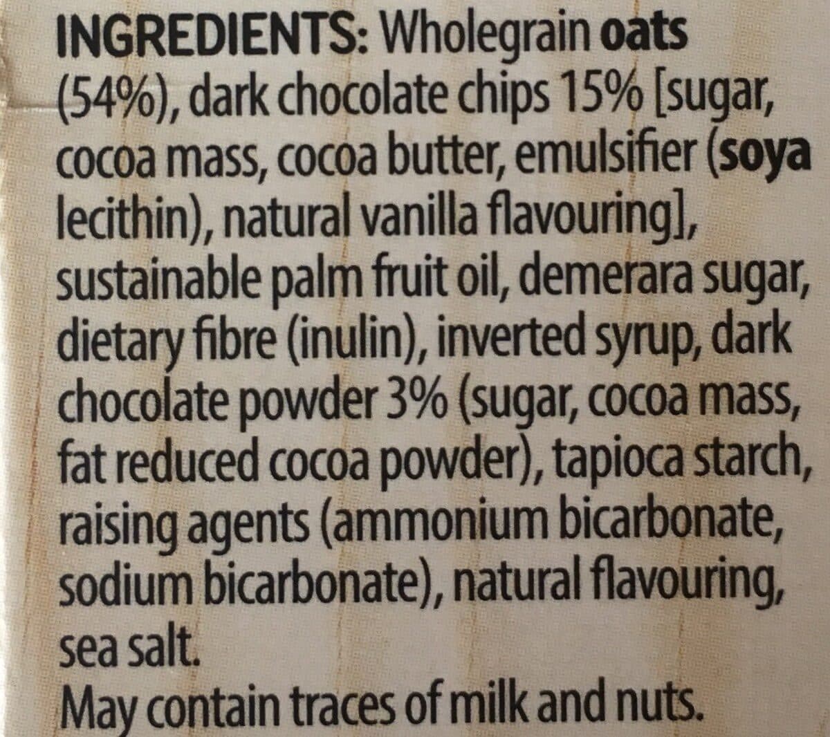 Provena Snack Biscuits Oats & Dark Chocolate packshot