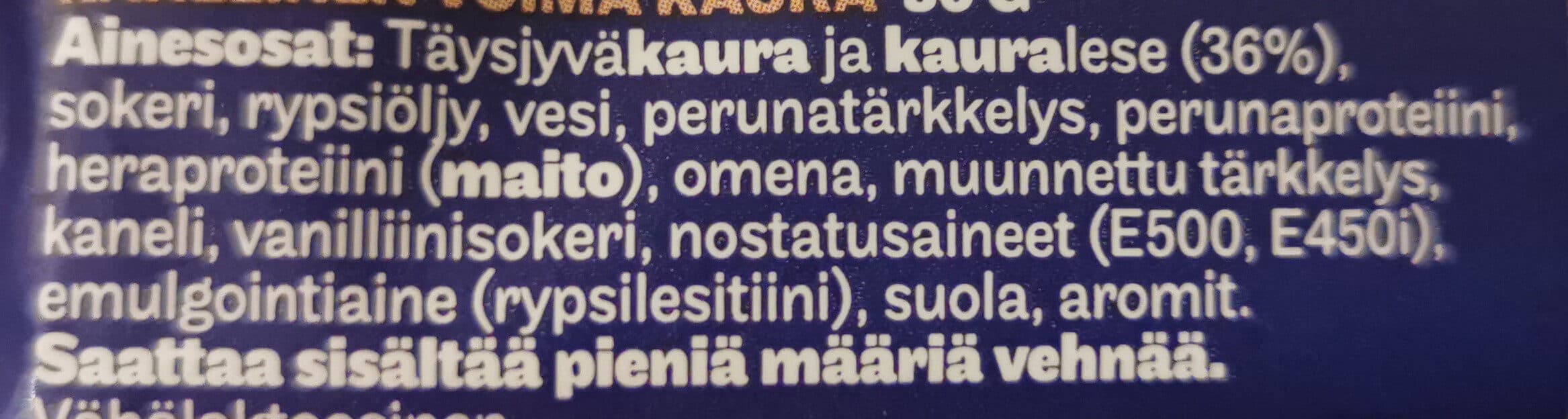 Elovena Kanelinen voima kaura packshot