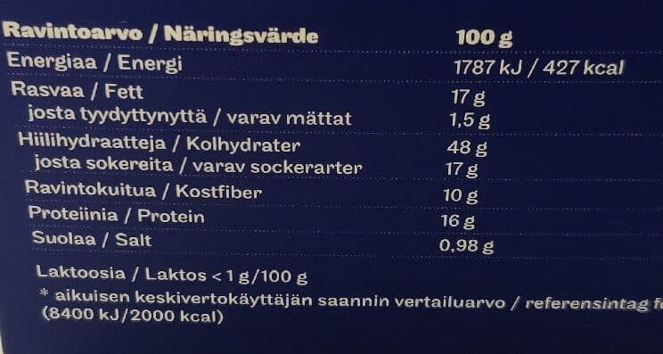 Elovena Kanelinen Voima Kaura packshot
