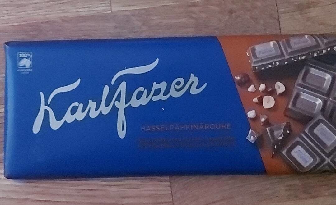Fazer Karl Fazer Hasselpähkinärouhe packshot