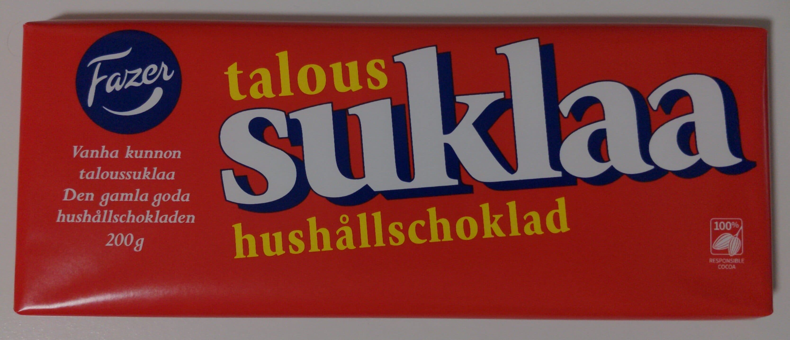 Fazer Taloussuklaa packshot