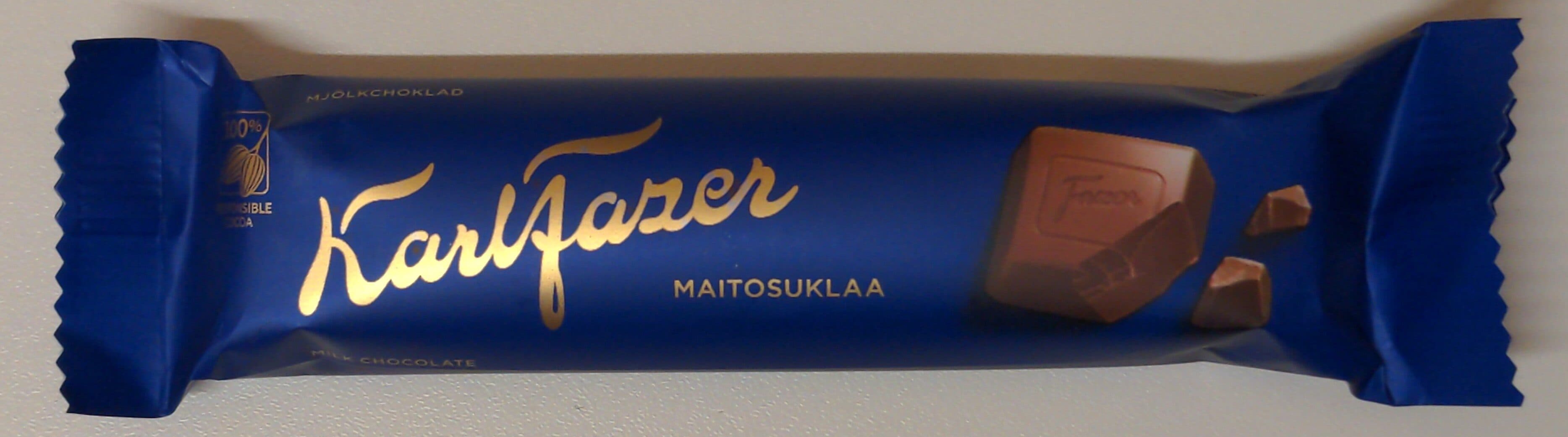 Fazer Karl Fazer Melkesjokolade packshot