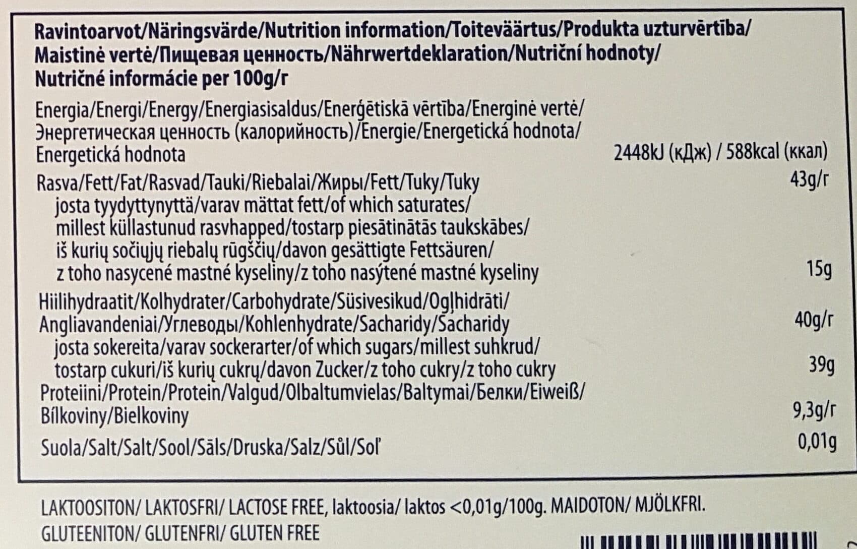 Fazer Wiener nougat packshot