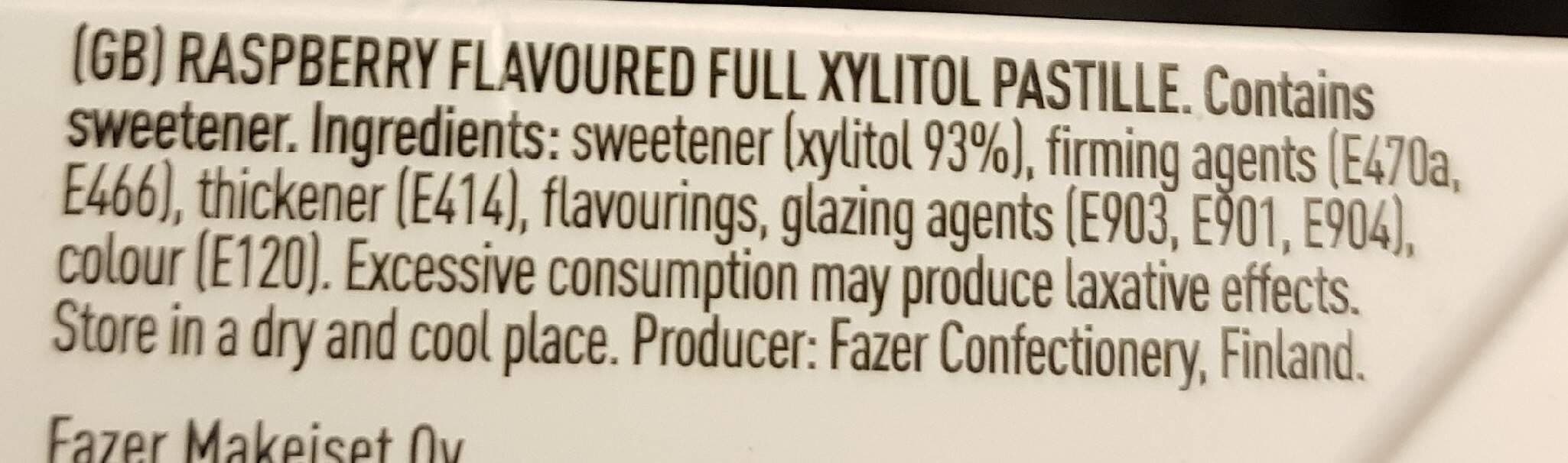 Fazer bonbons raspberry packshot