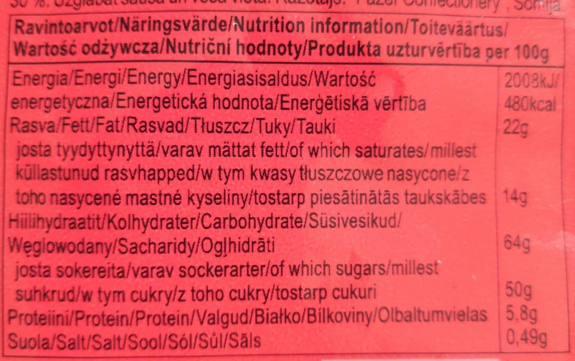 Fazer Dumle snacks orignal packshot