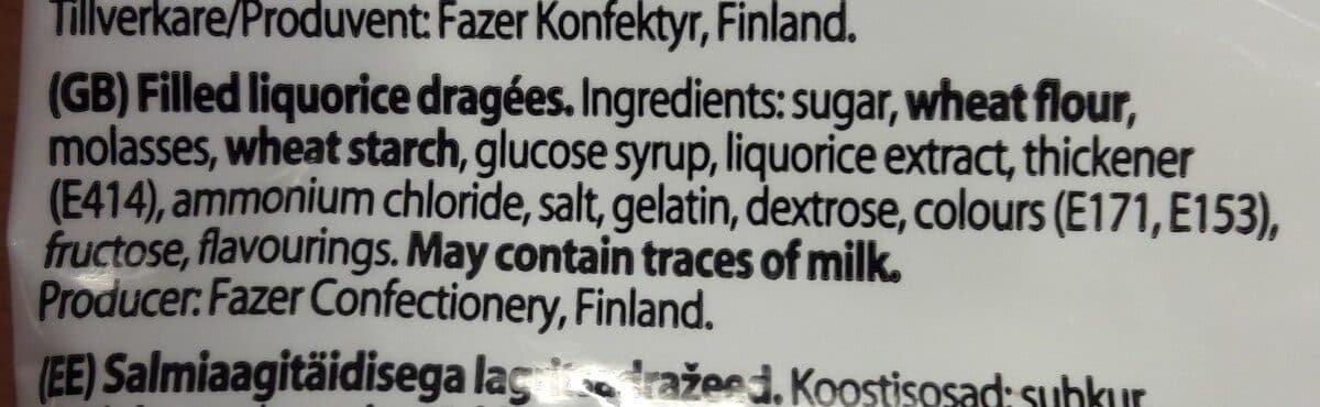 Open Food Facts Fazer Skolekridt packshot