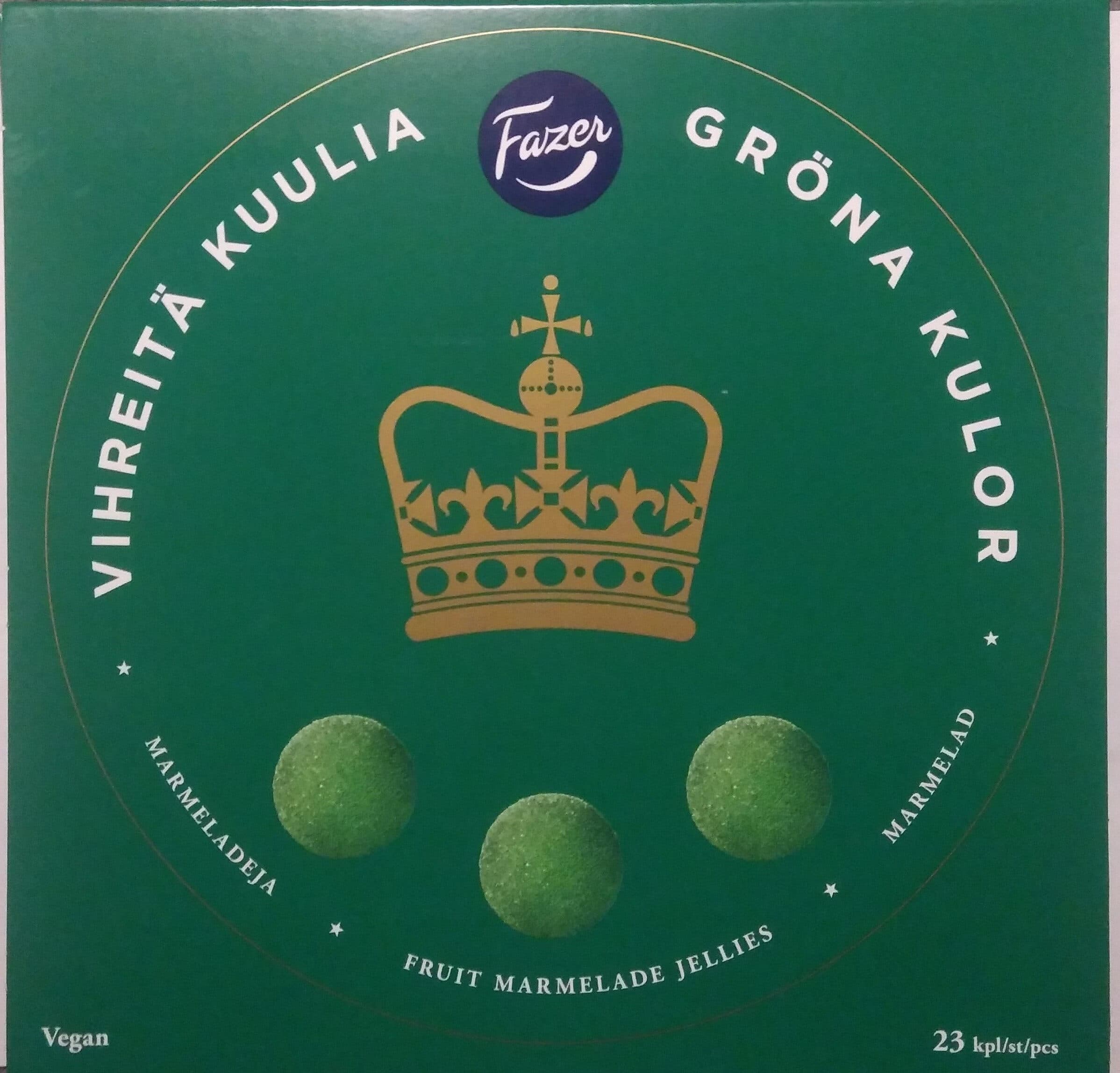 Fazer Vihreitä Kuulia packshot