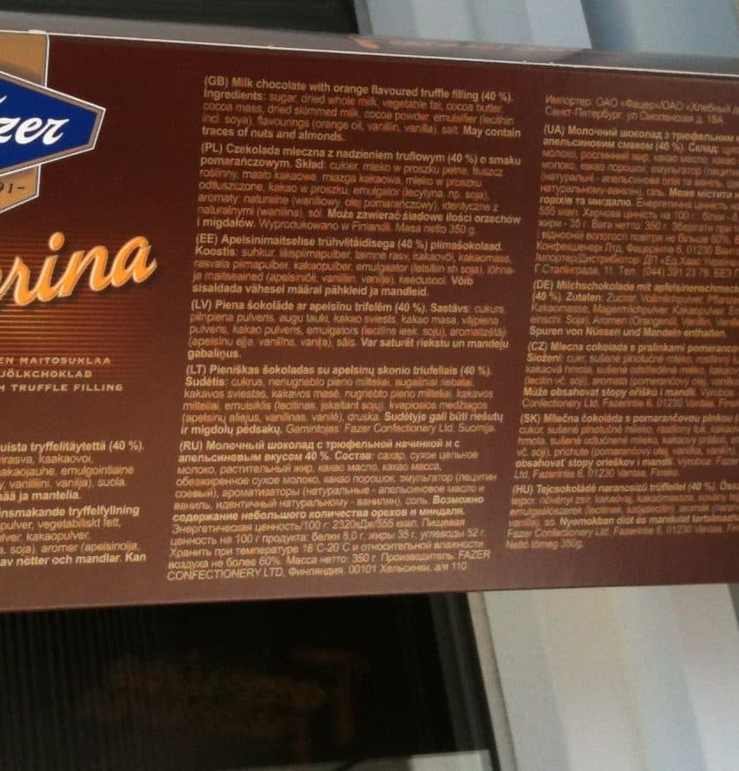 Fazer Truffes au Chocolat Fazerina packshot
