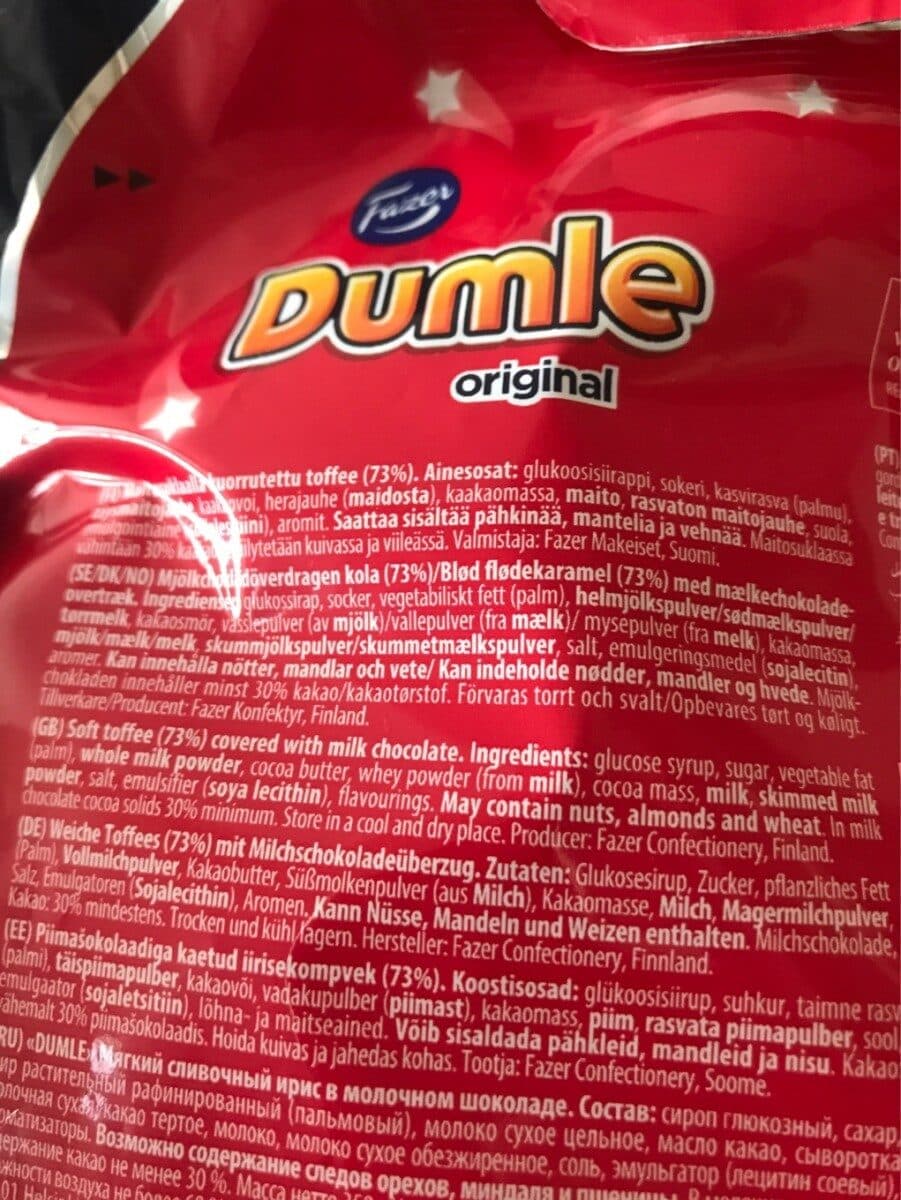Fazer Fazer Dumle Original Special Edition 350G packshot