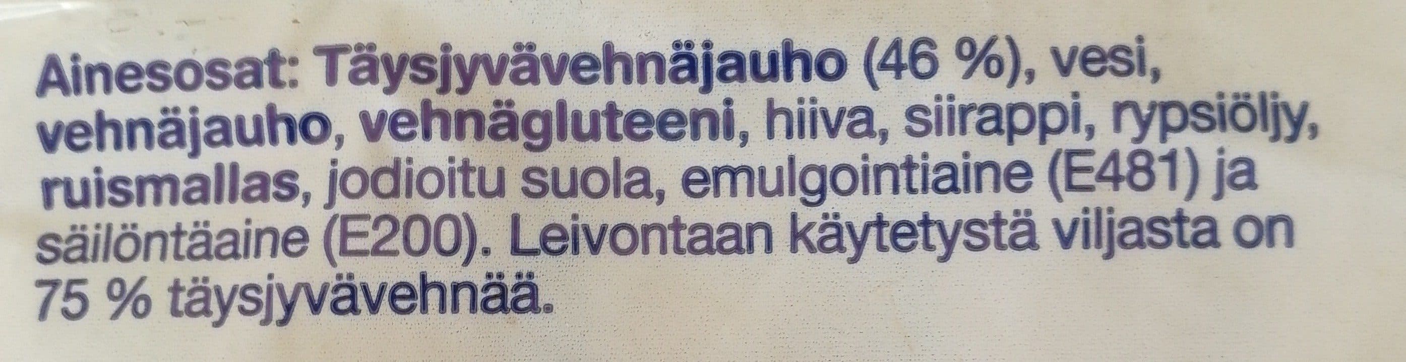 Oululainen Reilu täysjyvä packshot
