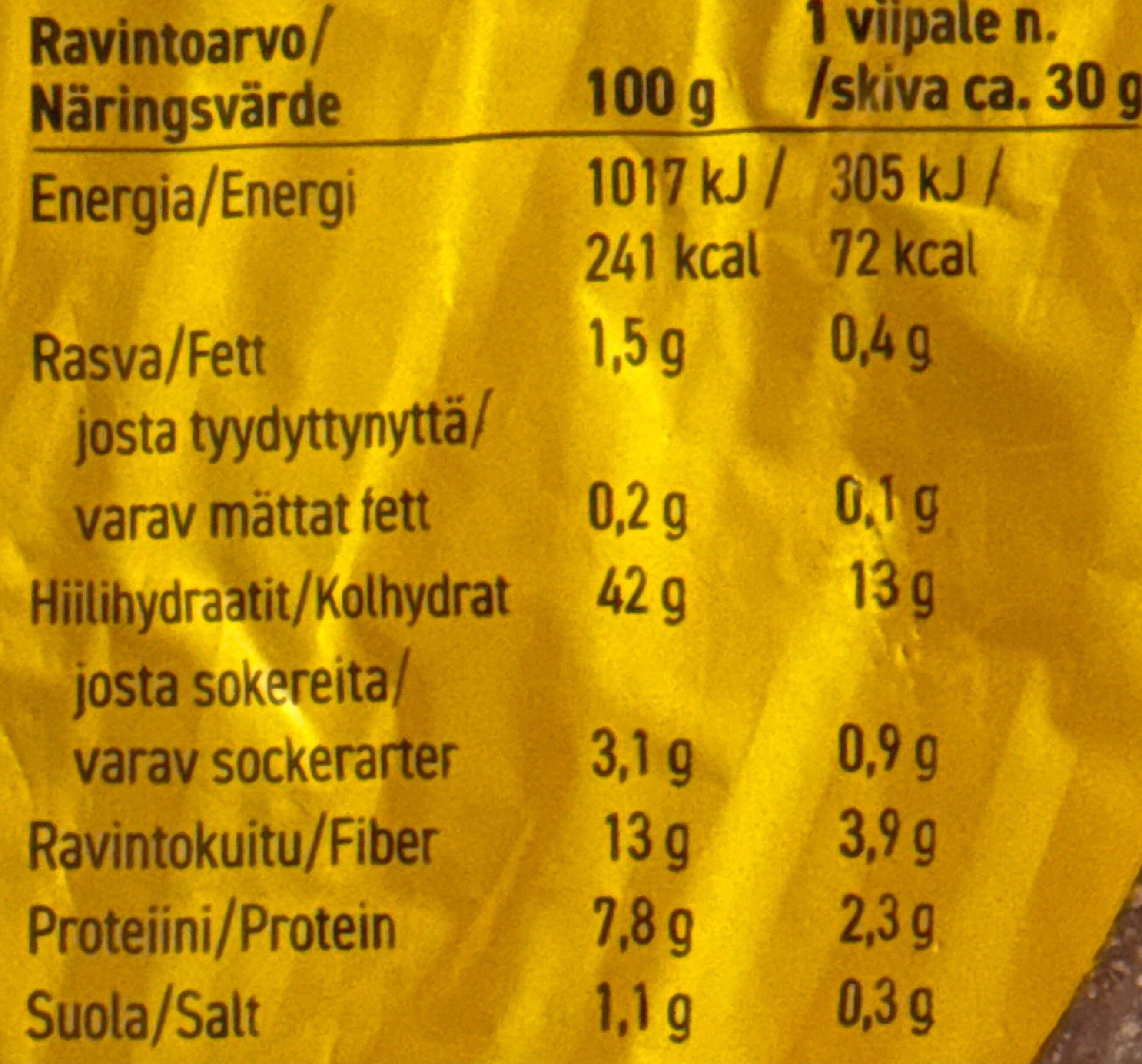 Oululainen Reissumies Täysjyväruis packshot