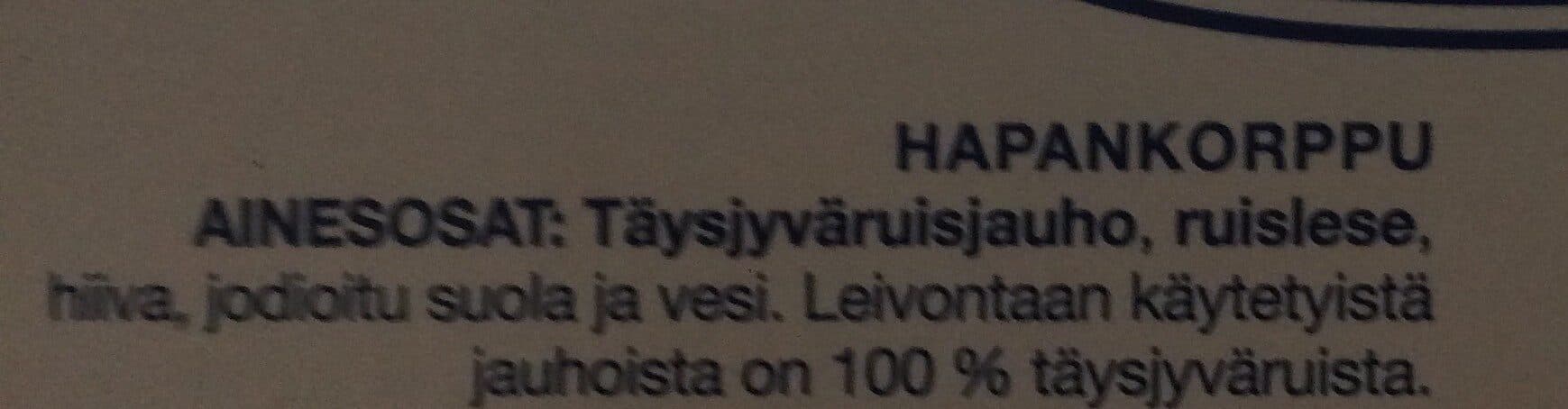 Oululainen Hapankorppuja packshot