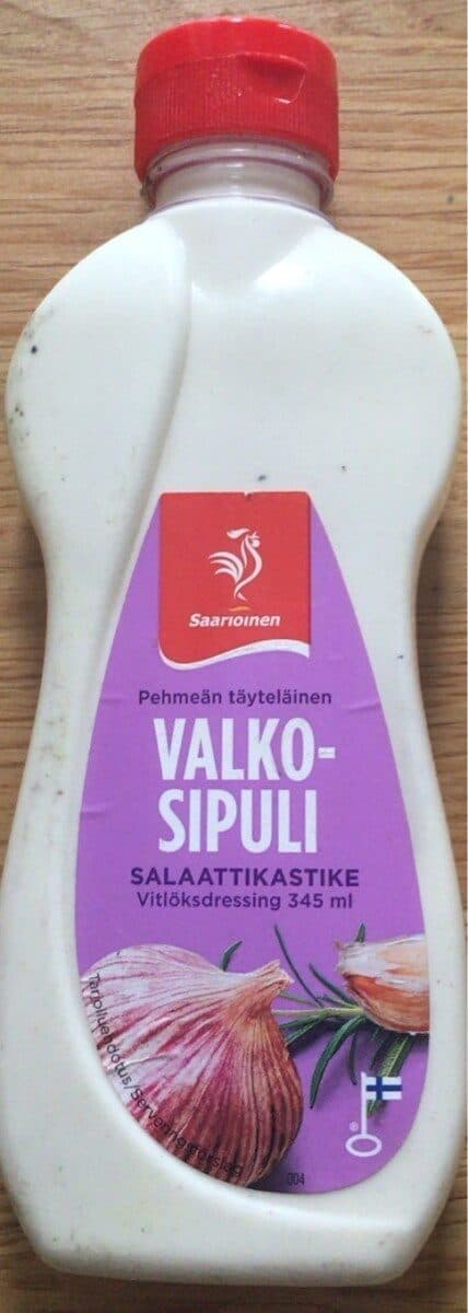 Saarioinen Valkosipulisalaattikastike packshot