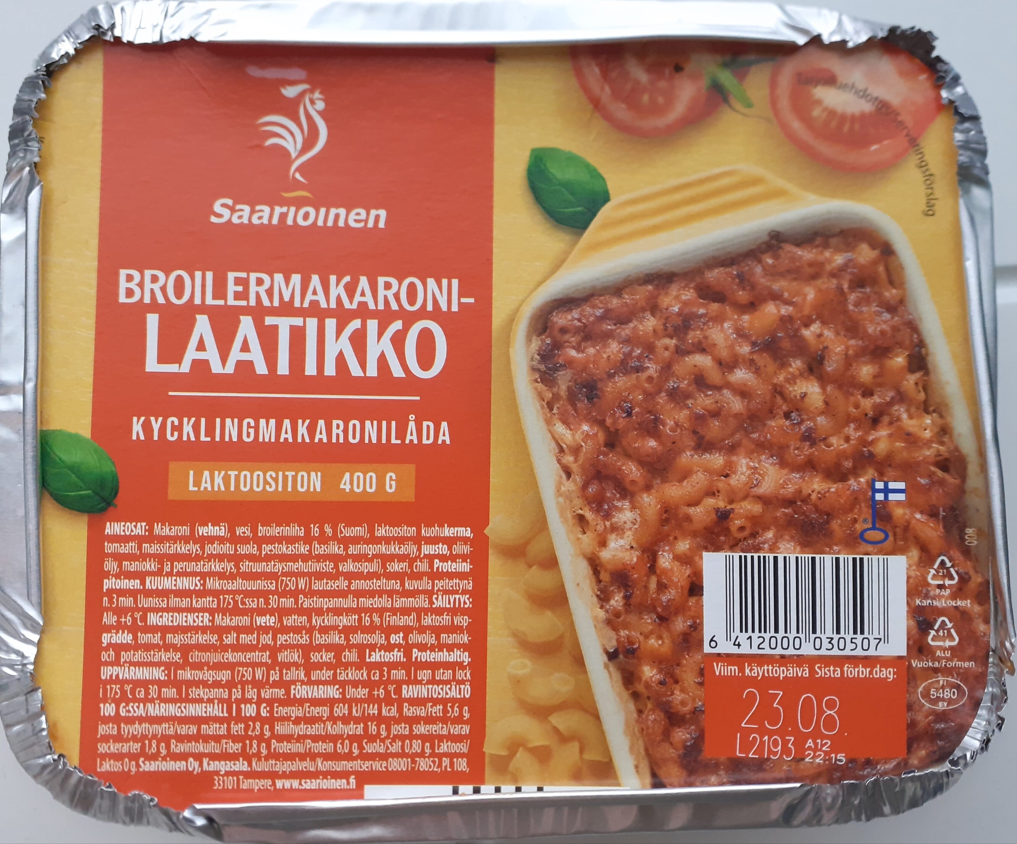 Saarioinen Saarioinen Chicken macaroni casserole packshot