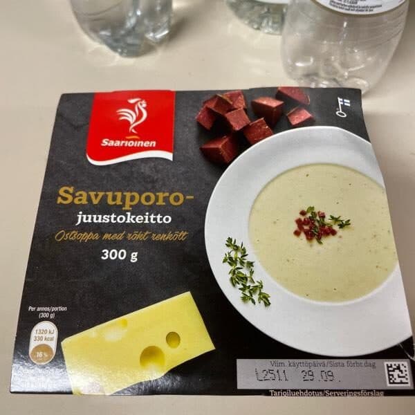 Saarioinen Savuporo-juustokeitto packshot