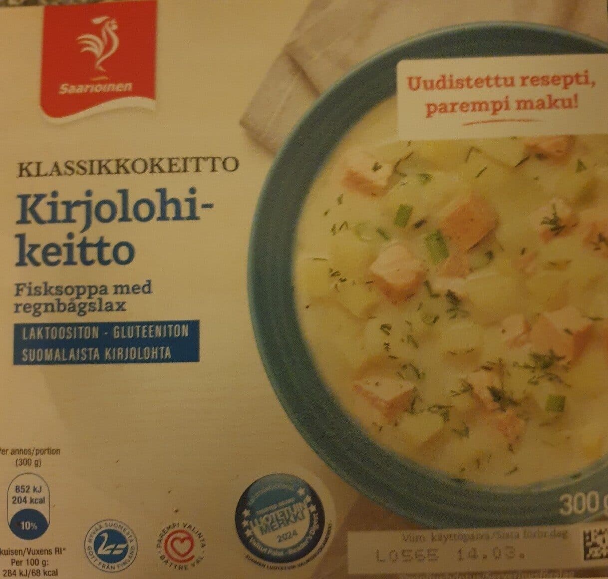 Saarioinen Kirjolohikeitto packshot