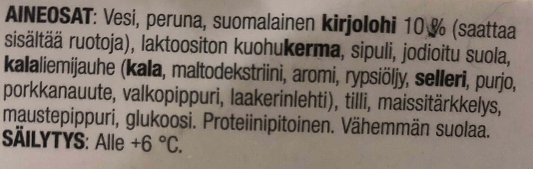 Saarioinen Kirjolohikeitto packshot