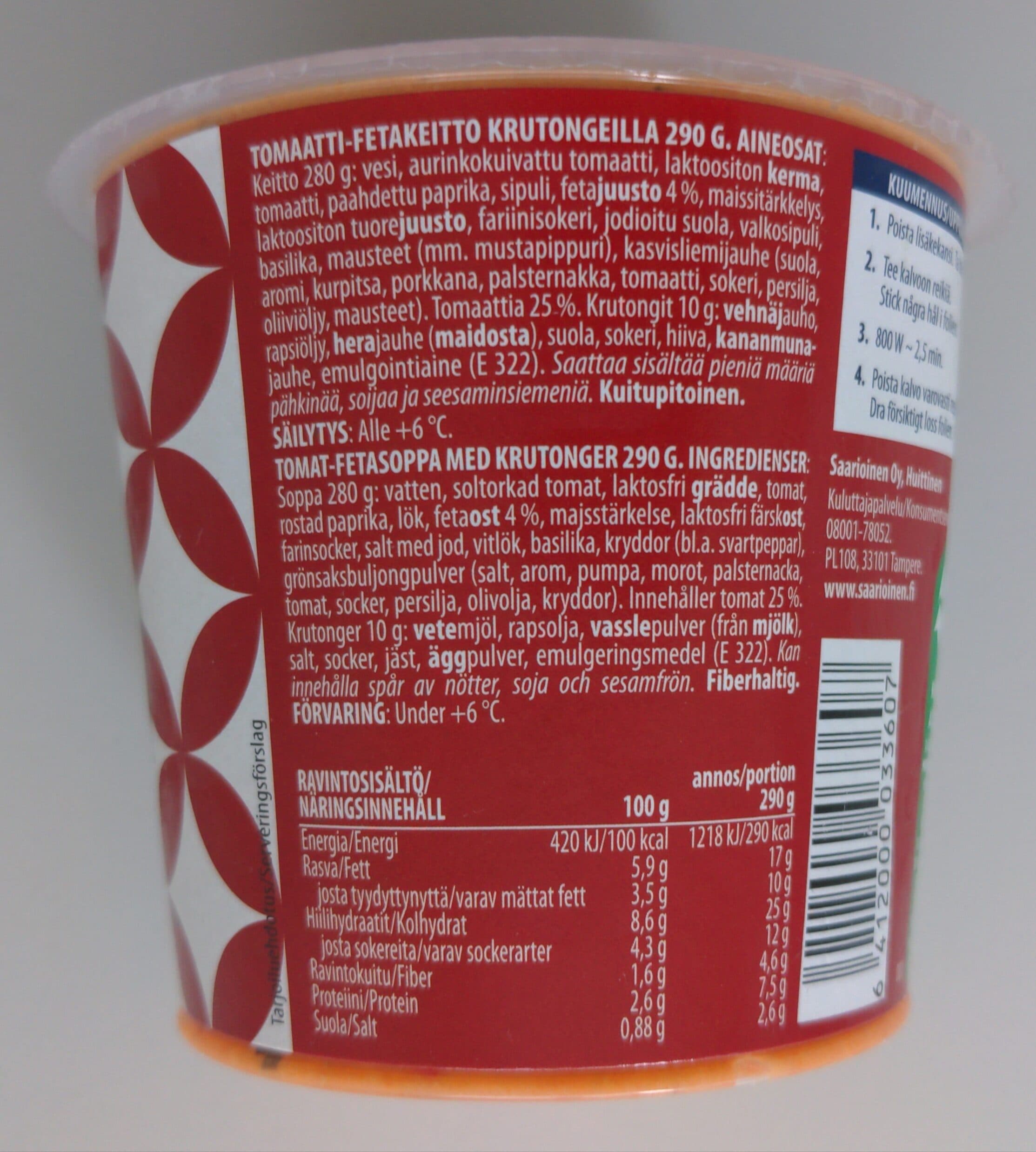 Bistro Tomaatti-feta keitto packshot