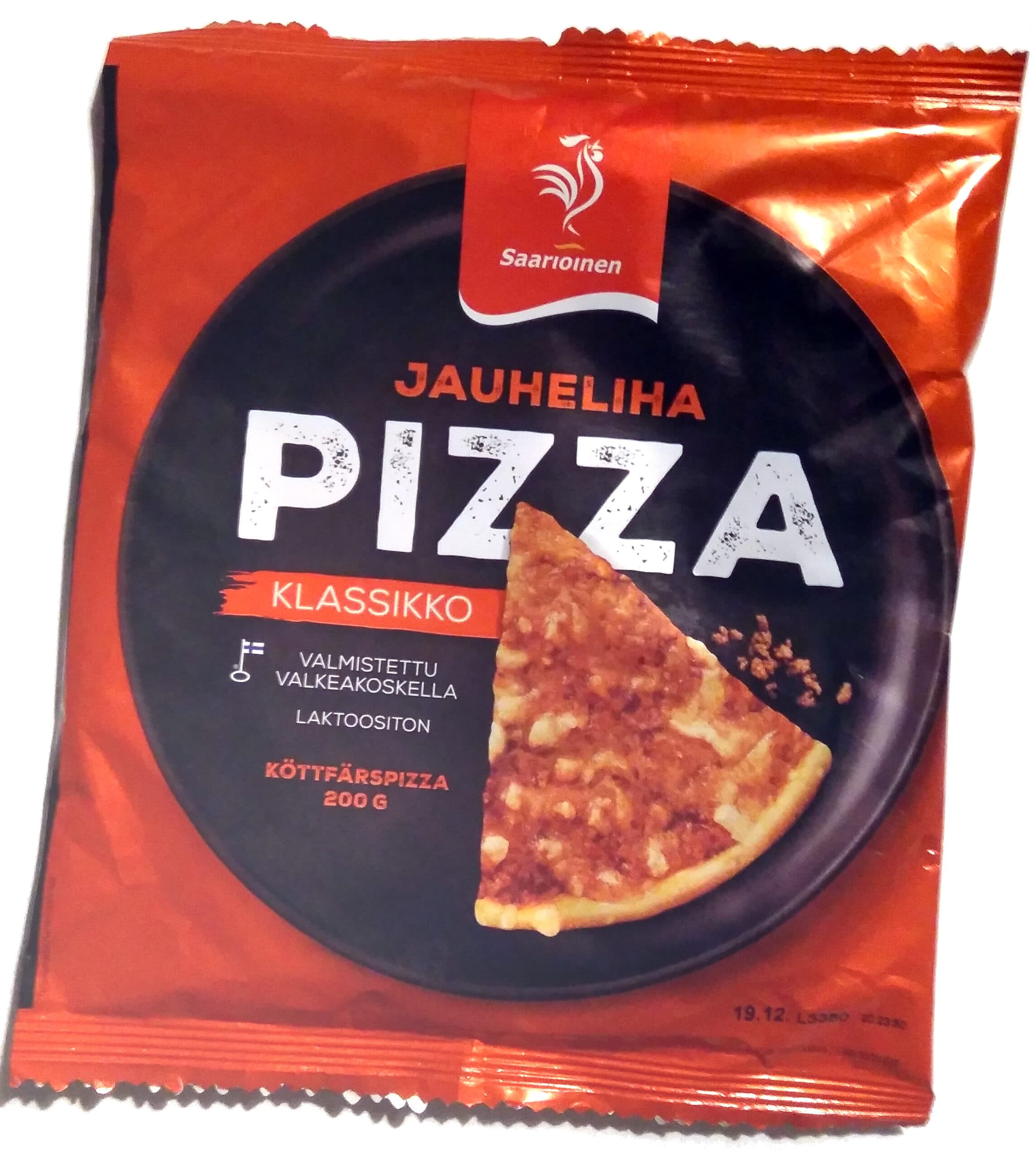 Saarioinen Jauhelihapizza packshot