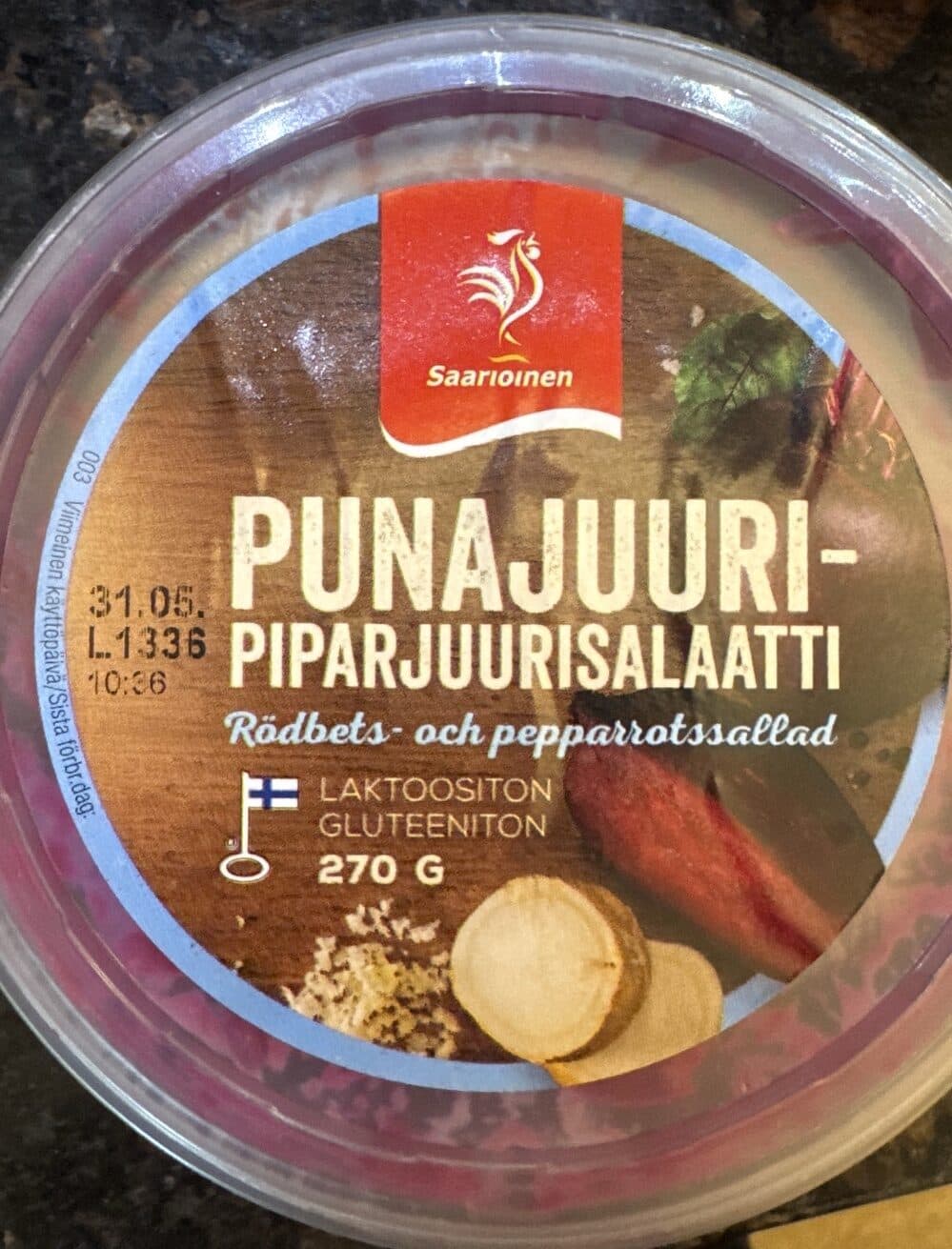 Saarioinen Punajuuri-piparjuurisalaatti packshot