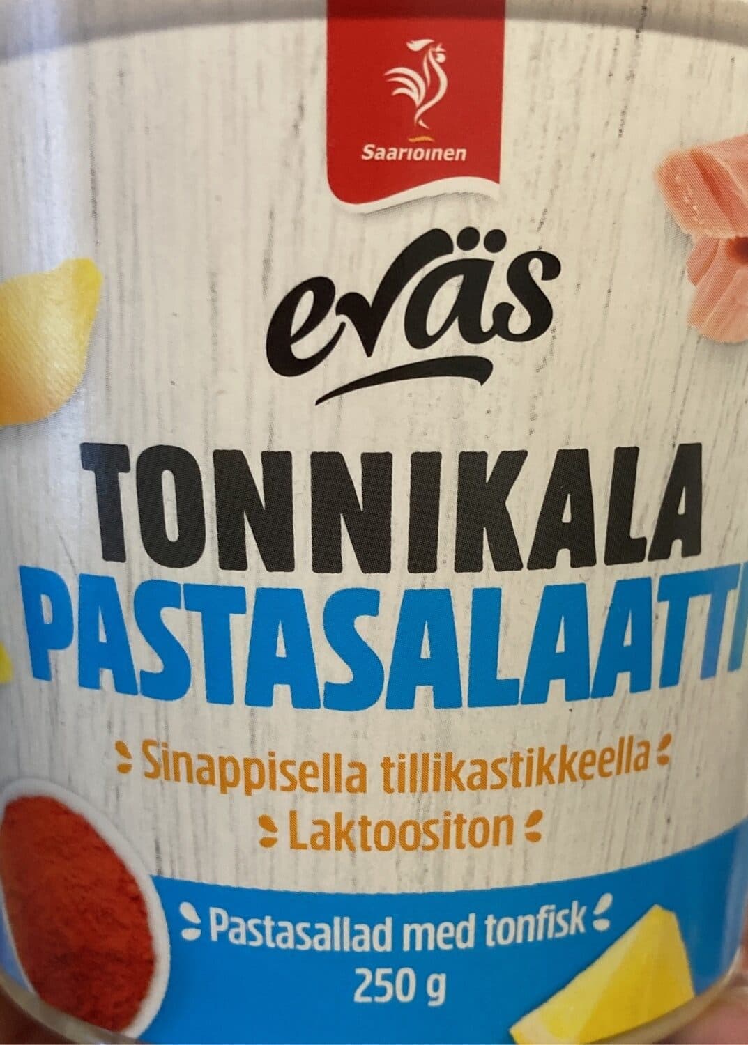 Saarioinen Eväs Tonnikala-pastasalaatti packshot