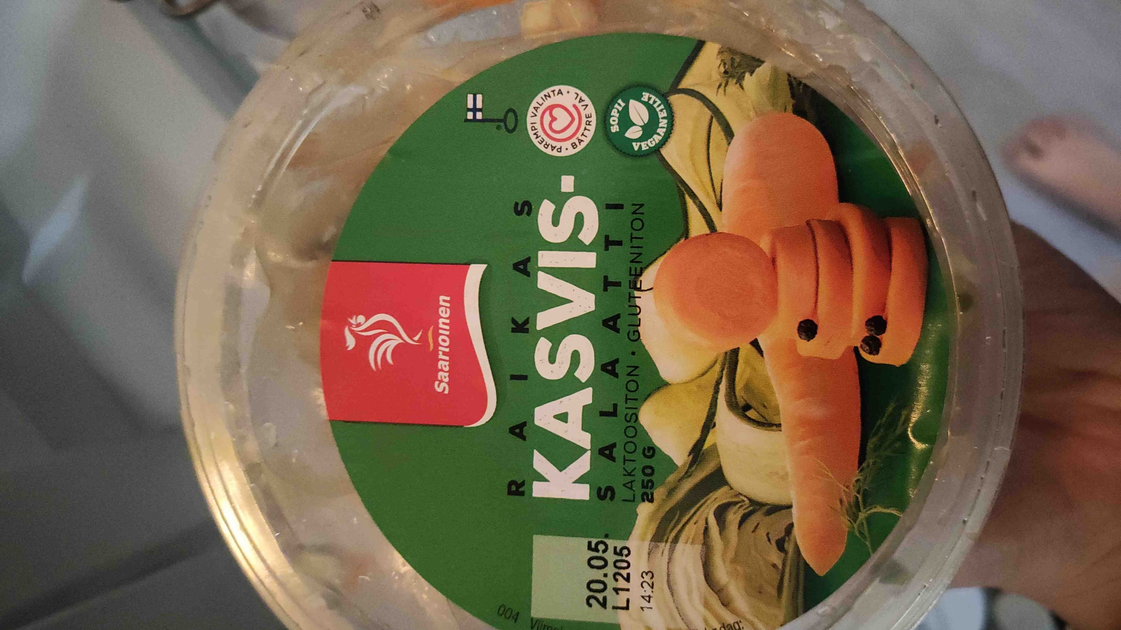 Saarioinen Raikas kasvis salatti packshot