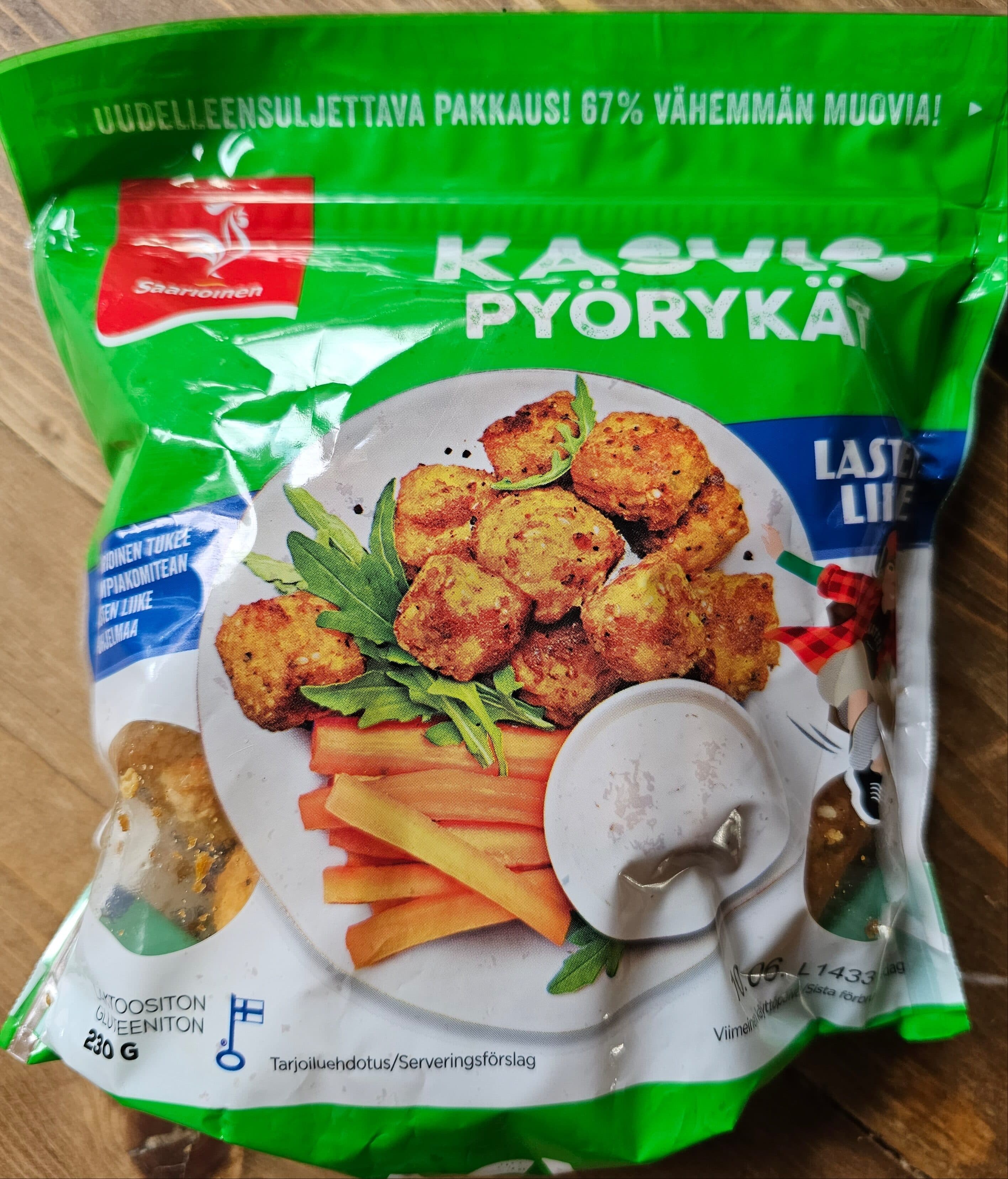 Saarioinen Kasvispyörykät packshot