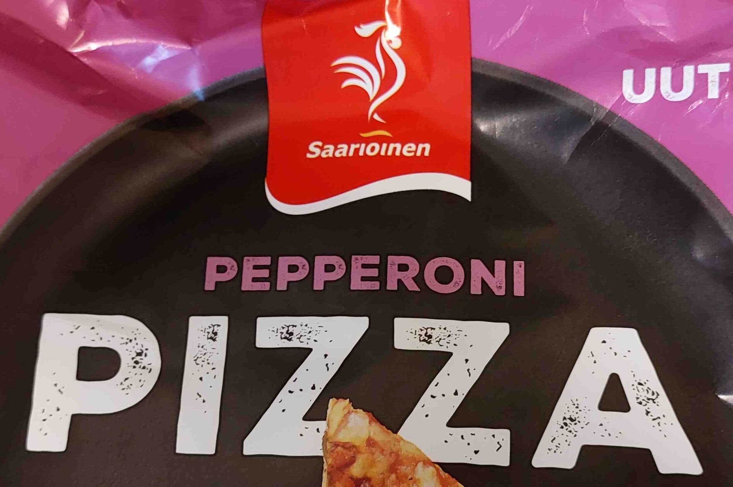 Saarioinen Pepperoni pizza packshot