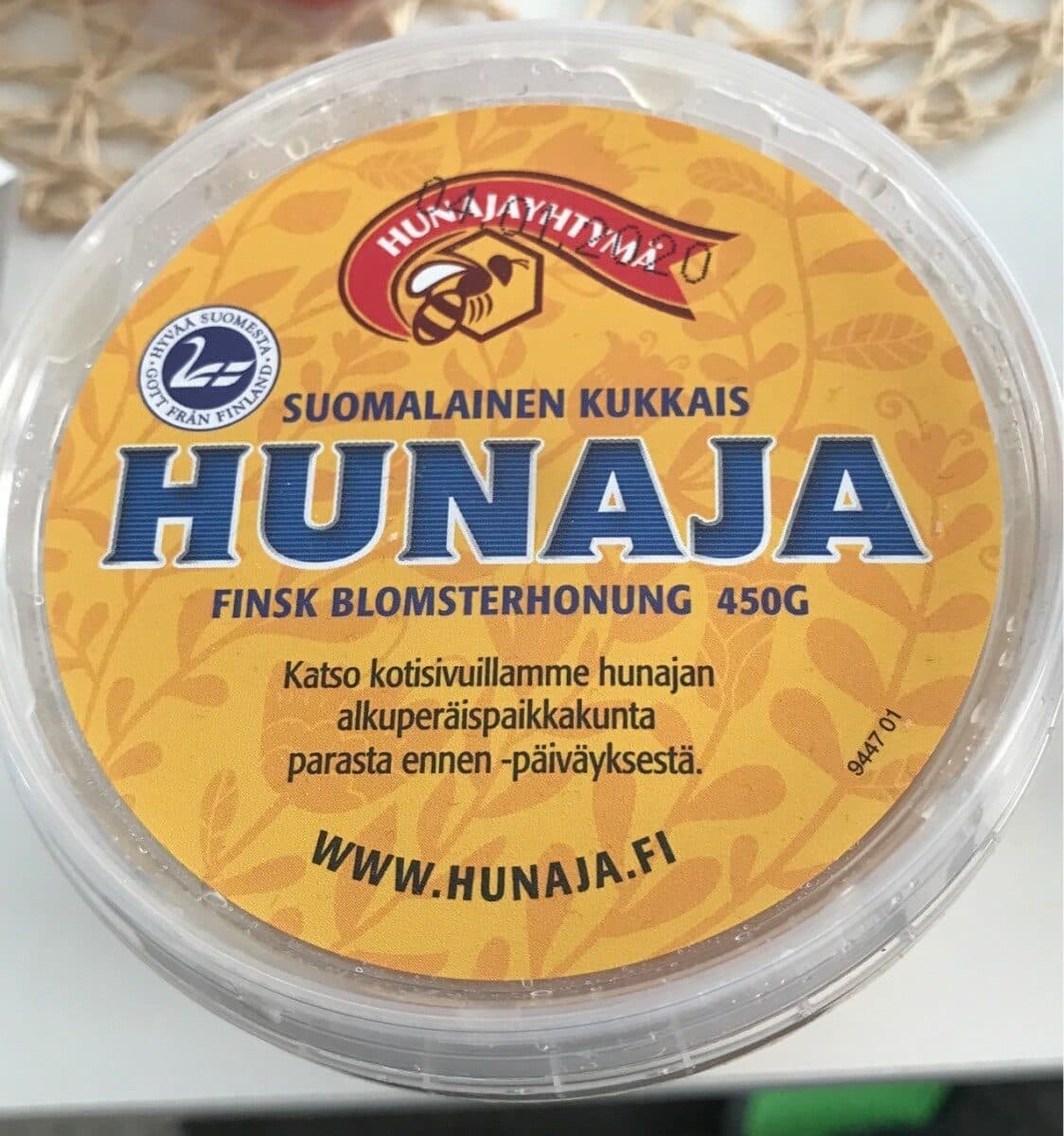 Hunajayhtymä Suomalais kukkaishunaja packshot