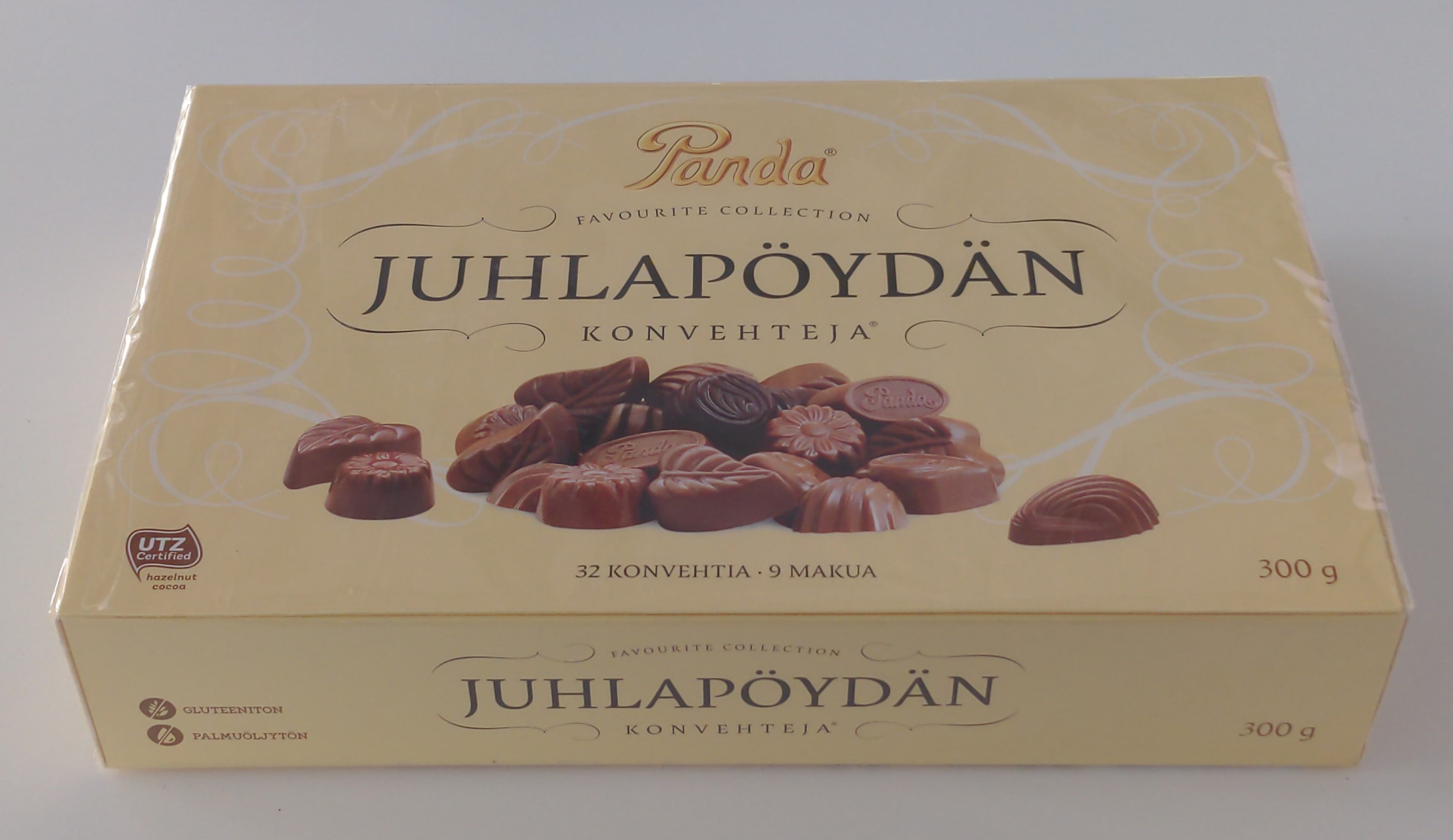 Panda Juhlapöydän konvehteja packshot