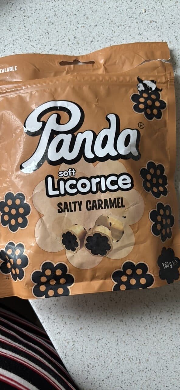 Panda soft Licorice SALTY CARAMEL packshot