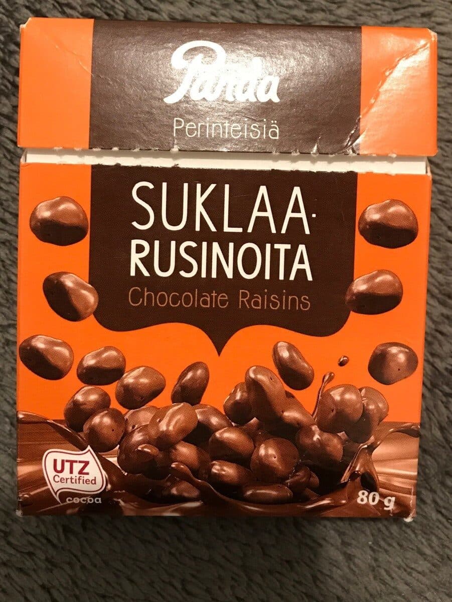 Panda Suklaarusinoita packshot