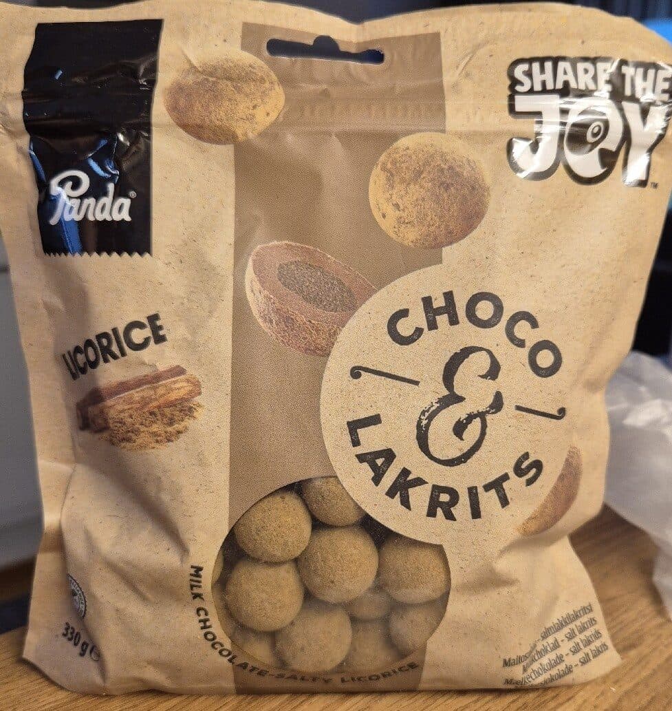 Panda Choco & Lakrits packshot
