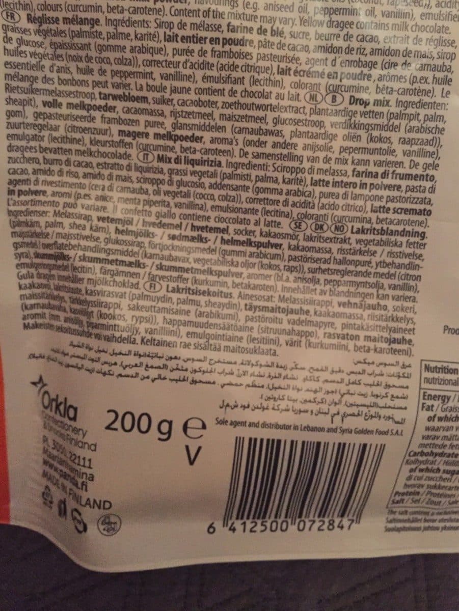 Panda Natural liquorice mix packshot