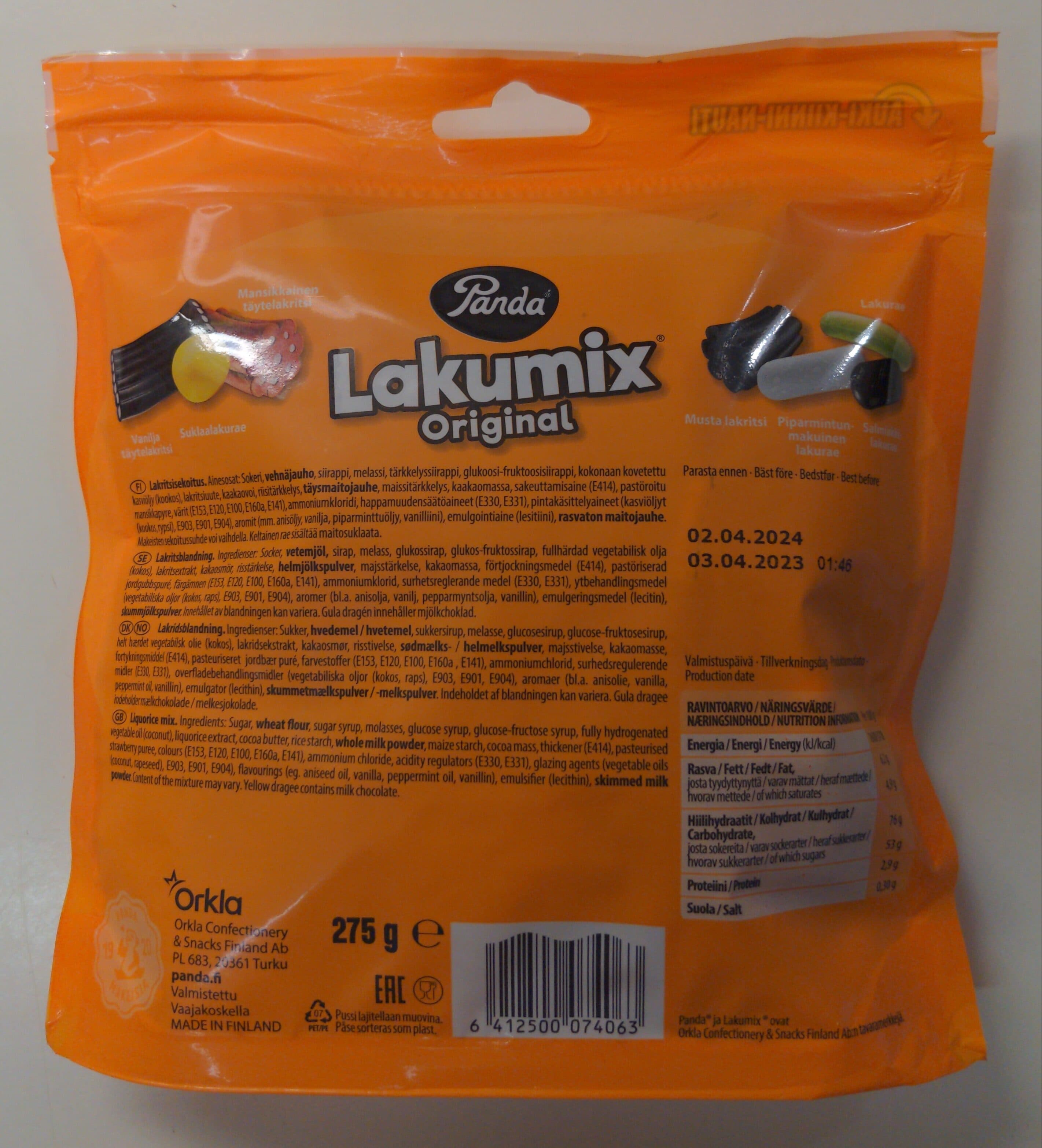 Panda Lakumix Original packshot