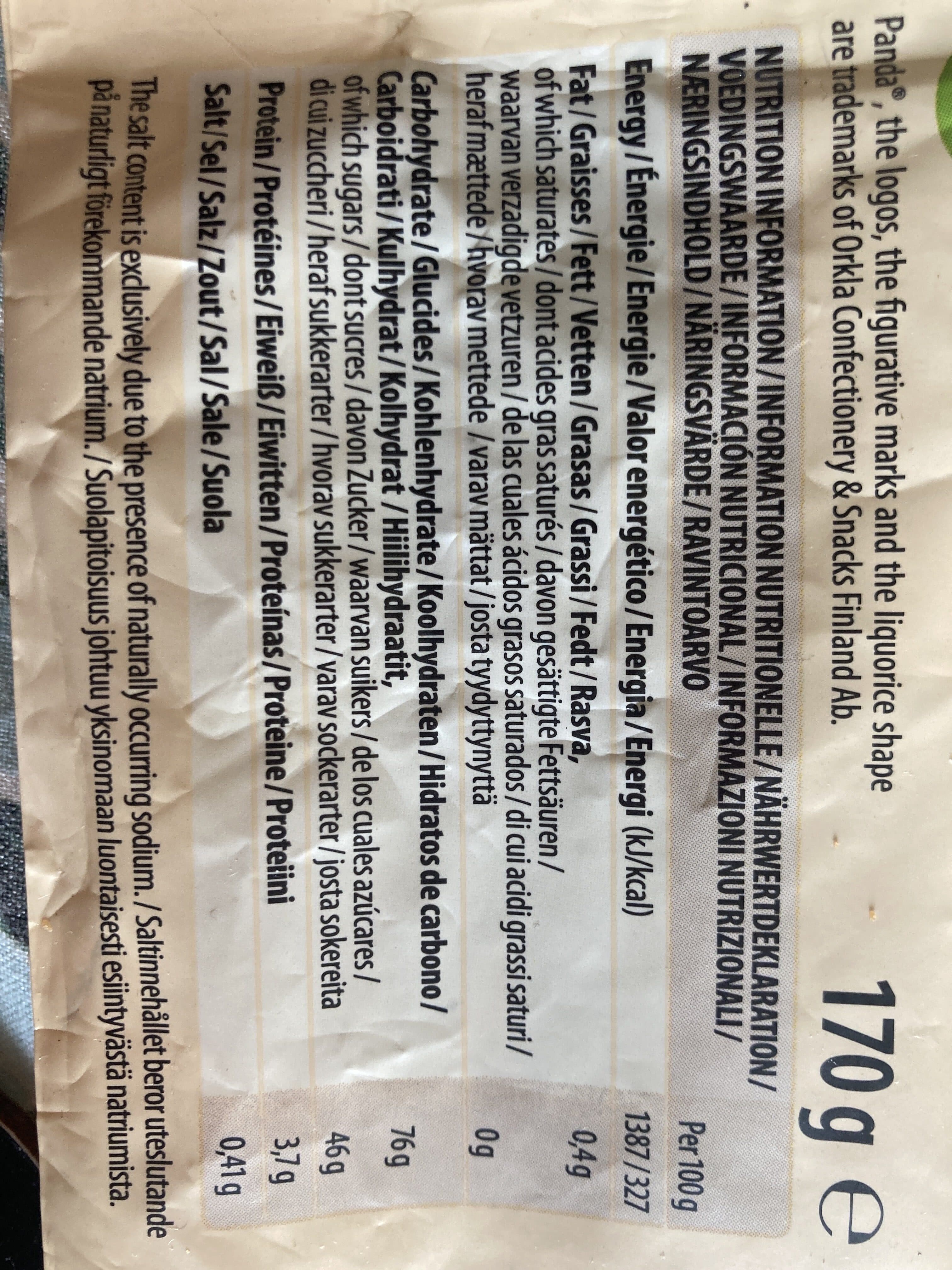 Panda Soft Liquorice packshot