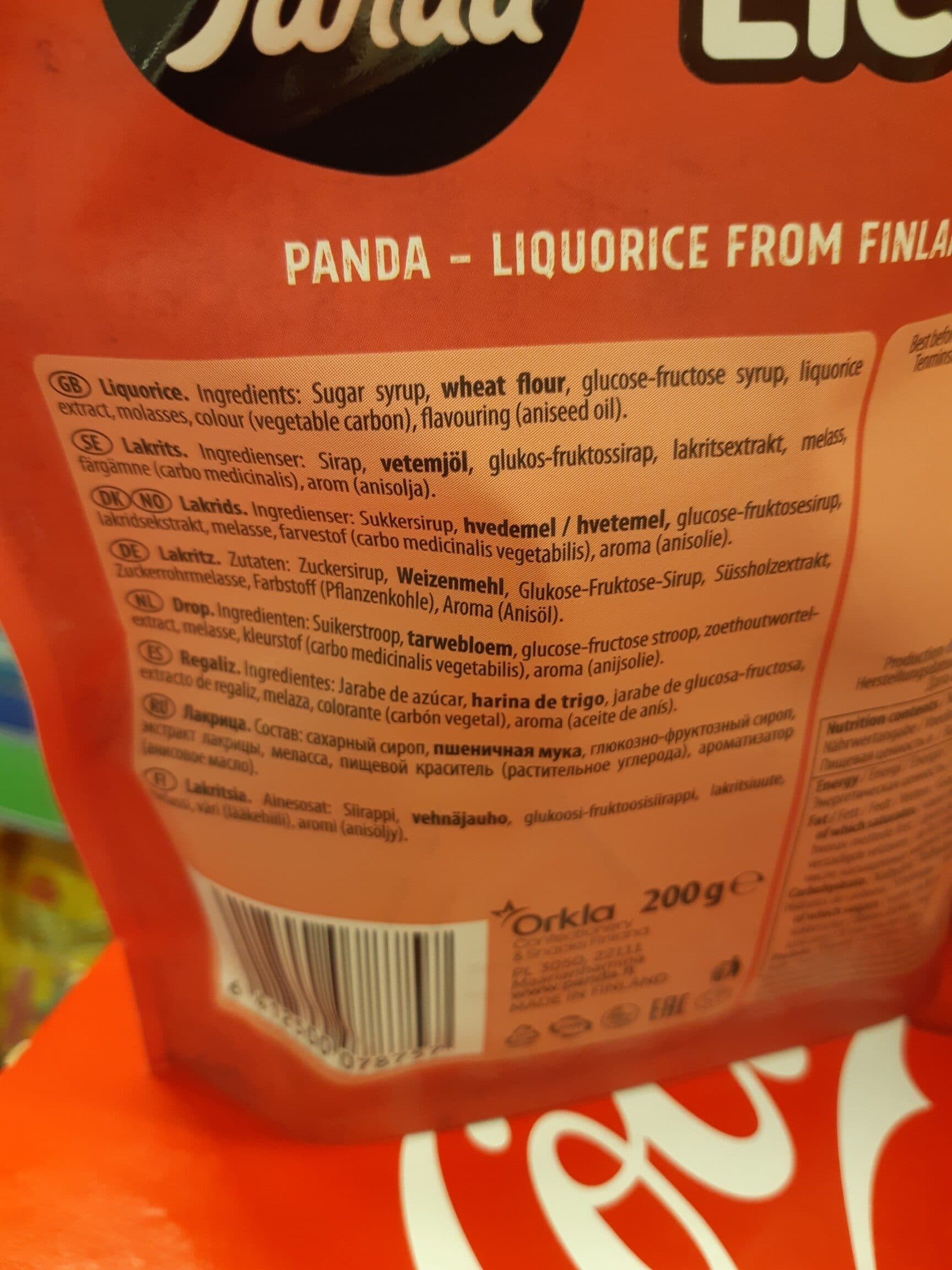 Orkla confectionery & snacks Licorice original packshot